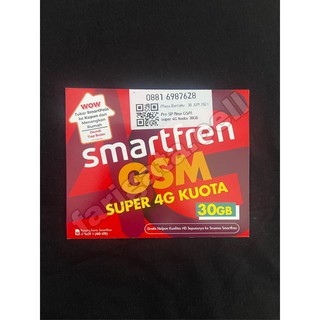 PROMO KARTU PERDANA INTERNET SMARTFREN 30 GB KUOTA 15GB ...