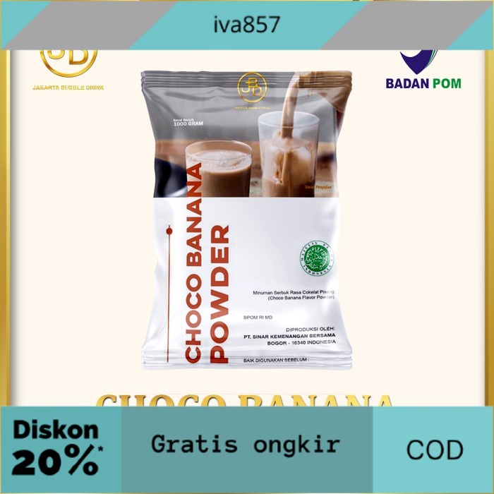 

PROMO Choco Banana - Bubuk Minuman Coklat Banana GRATIS ONGKIR