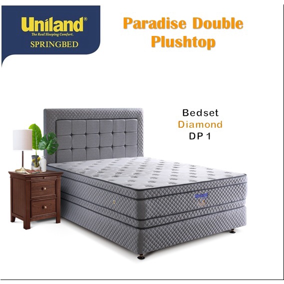 Uniland Paradise Double Plush Top Diamond DP1 Komplit Set