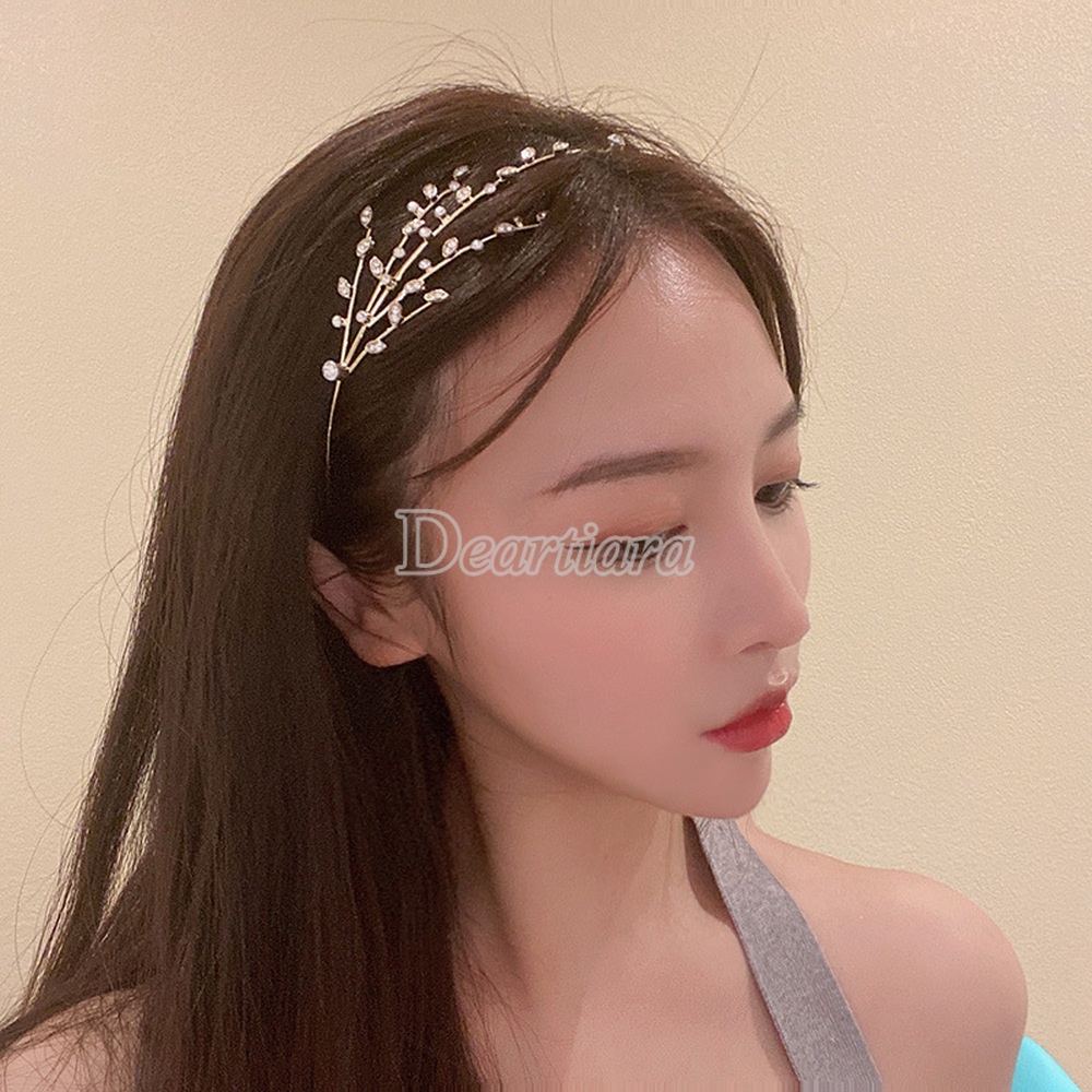 Fashionable and Simple New Diamond-studded Willow Headband Headband Net Celebrity Temperament Design Hair Accessories