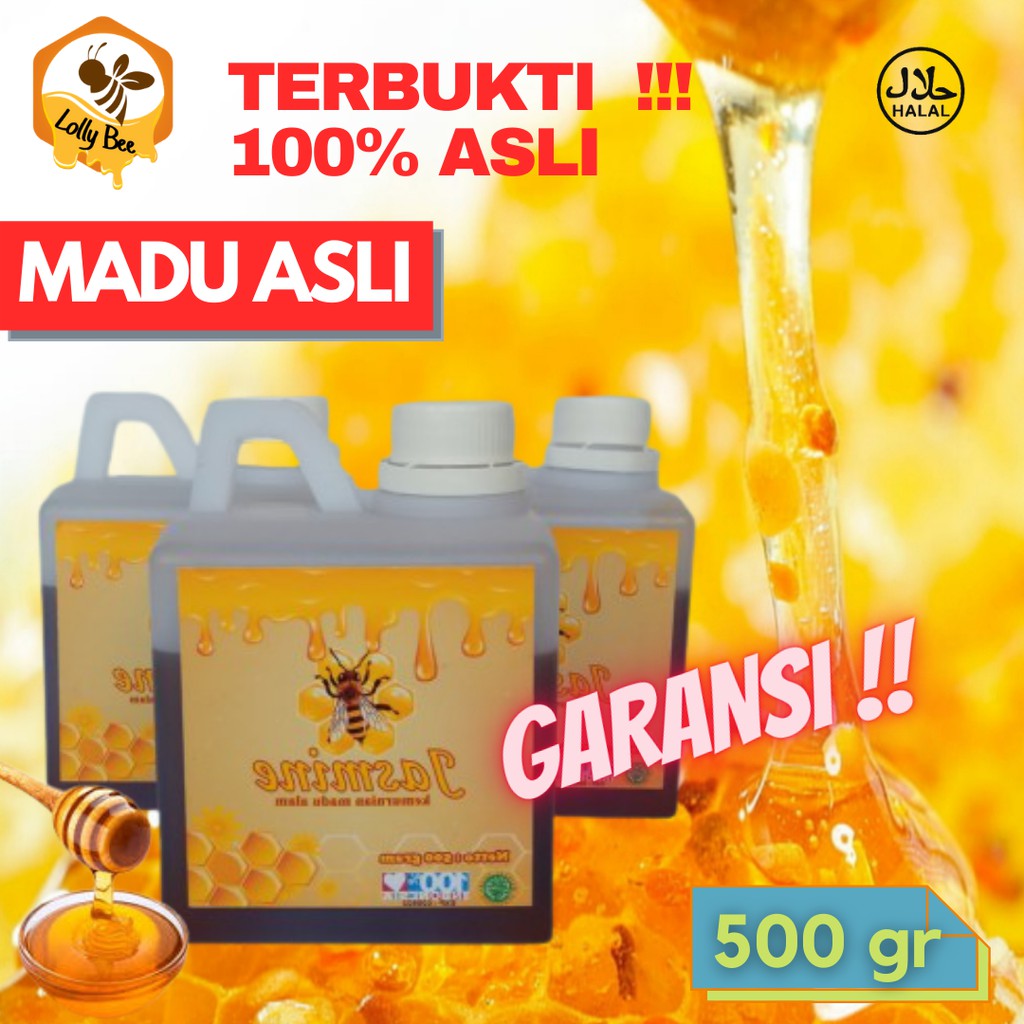 

MADU ASLI Madu Murni Madu Hutan Asli Madu Multiflora Madu Jasmine 500 gram / 500gram