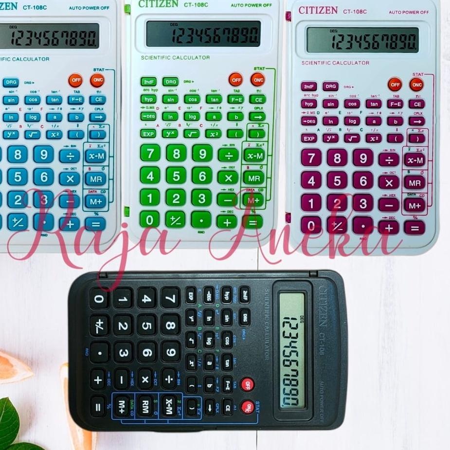 

Update! CALCULATOR ILMIAH KARCE CITIZEN CT 108 KC108 CT108 SCIENTIFIC 108 WARNA 케