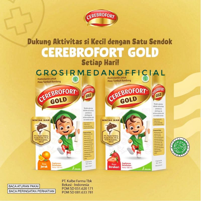 CEREBROFORT GOLD ORANGE SYRUP
