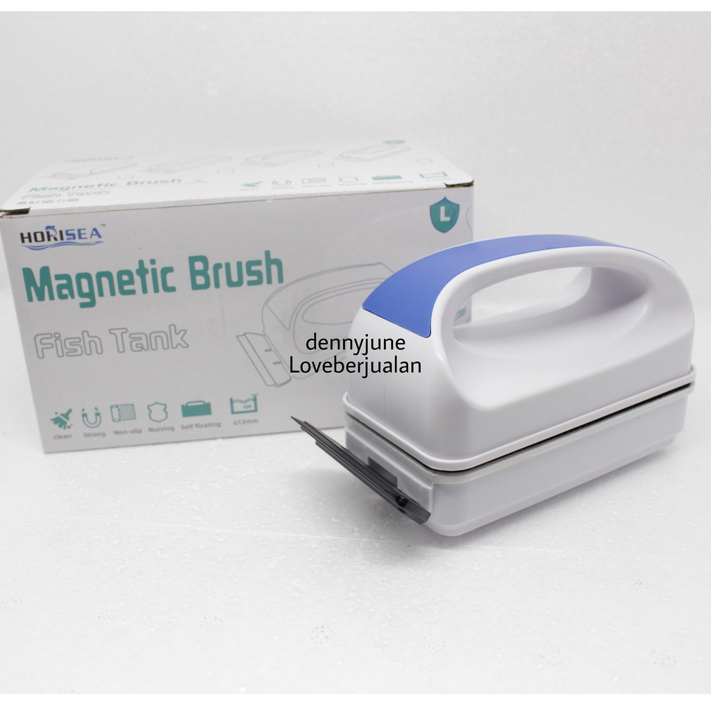 Magnet Scraper  Pembersih Kaca Aquarium S M L Floating