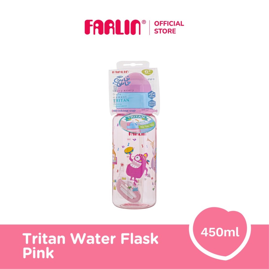 Farlin Tritan Water Flask 450ml/Botol minum Anak