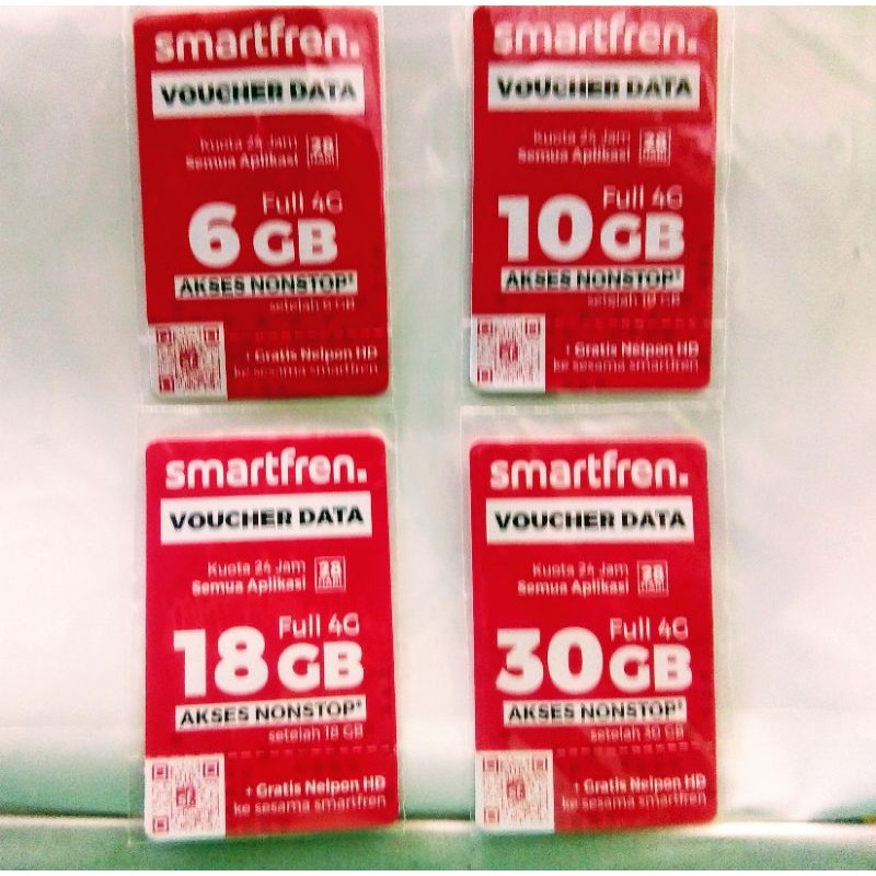 [PROMO] Voucher Smartfren Nonstop 6GB 10GB 18GB 30GB (Termurah)