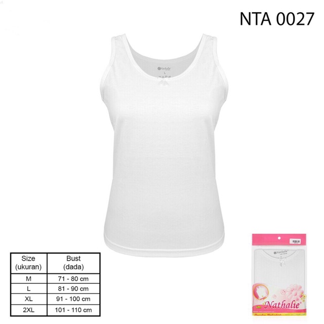 Singlet perempuan dewasa KATUN isi 3pcs / Kaos Dalam Wanita / Kaos kutang wanita KATUN