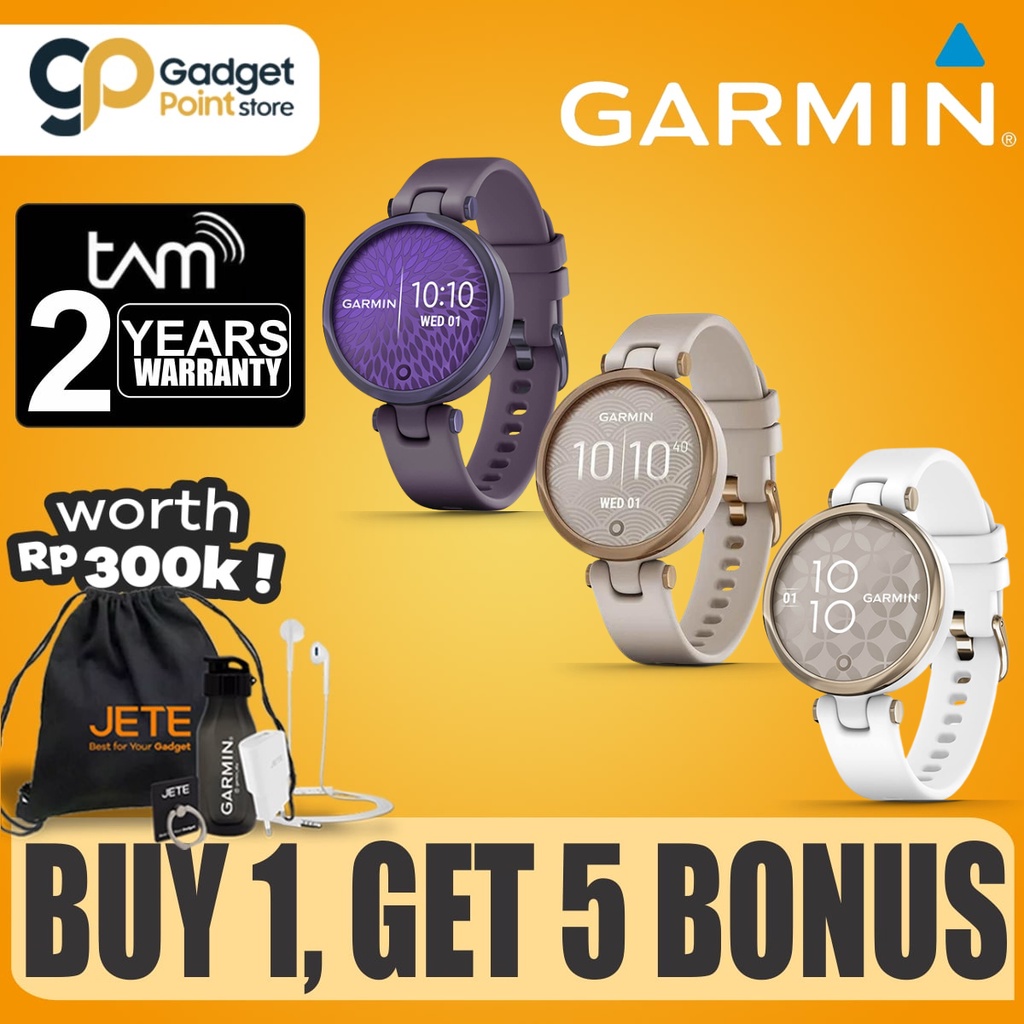 Garmin Watch Lily Silicone Smart Watch - Garansi Resmi TAM 2 Tahun