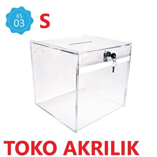 

Axrylic Kotak Saran Akrilik KS03S #BISAGOJEK