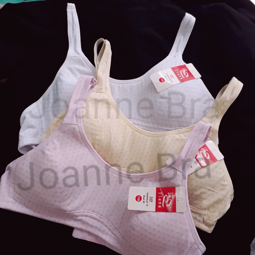 Elena Bra BH Remaja Miniset Anak Cup B Sedang E 4004 - Beedess Tanpa Kawat Busa Tipis Kait 3