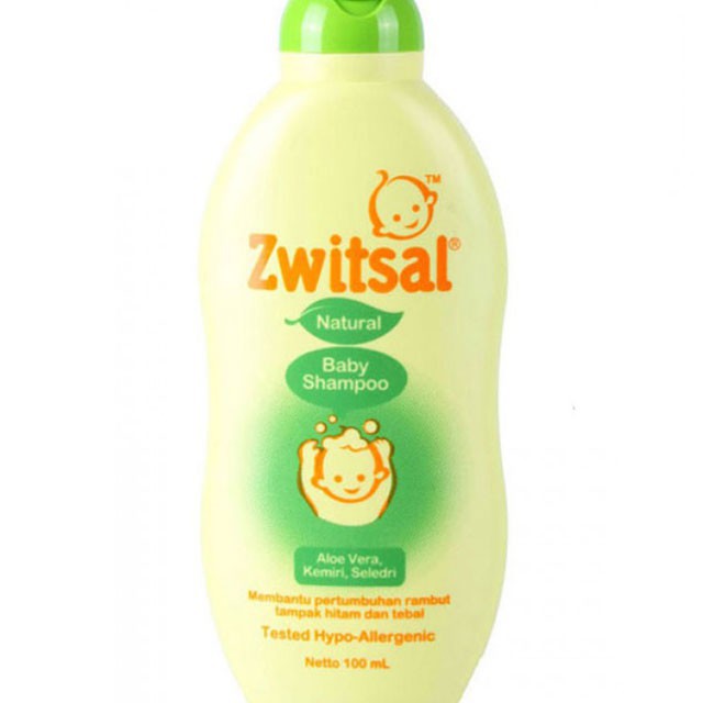 Zwitsal Baby Shampoo Natural Aloe Vera Kemiri Seledri 100 Ml