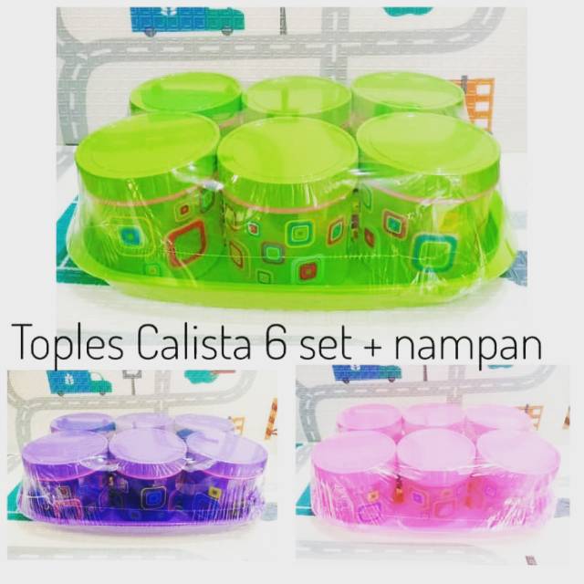 Toples Calista 6set + nampan