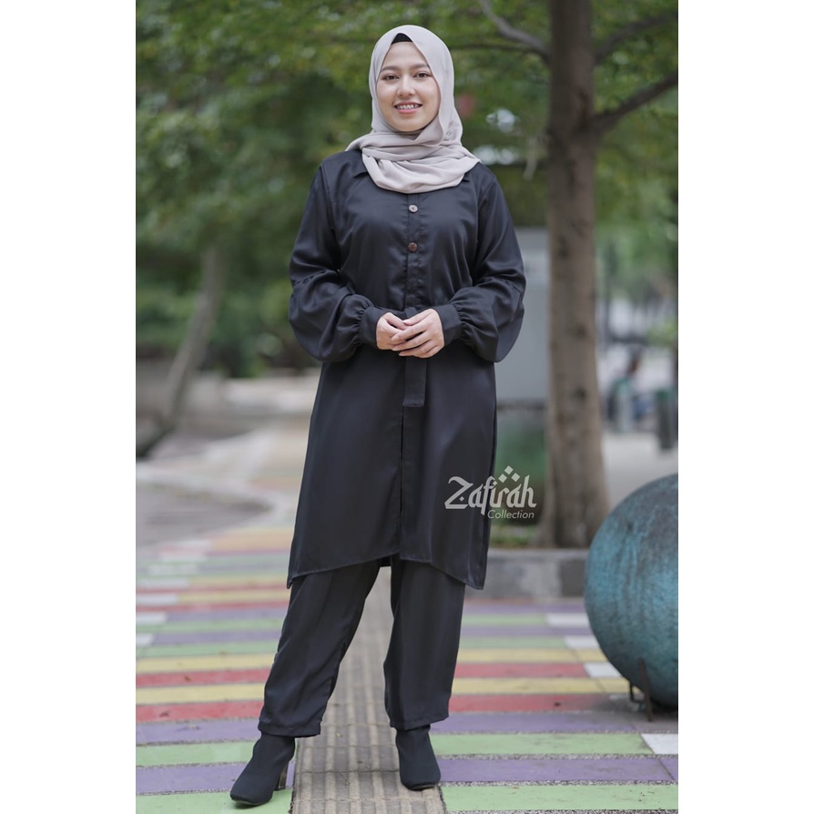 Setcel Polos ORI By Zafirah - One Set Syakila