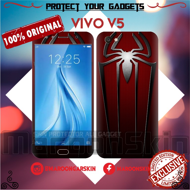 Garskin Vivo v5/v5s - Spiderman Dark
