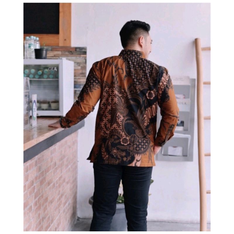 S,M,L,XL,XXL kemeja batik pria / batik pria murah motif SAYEKTI