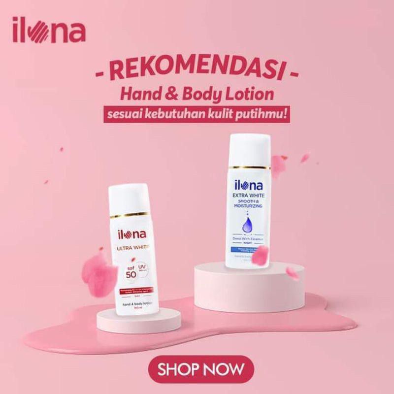 Pemutih ILONA Whitening HandBody Lotion ORIGINAL