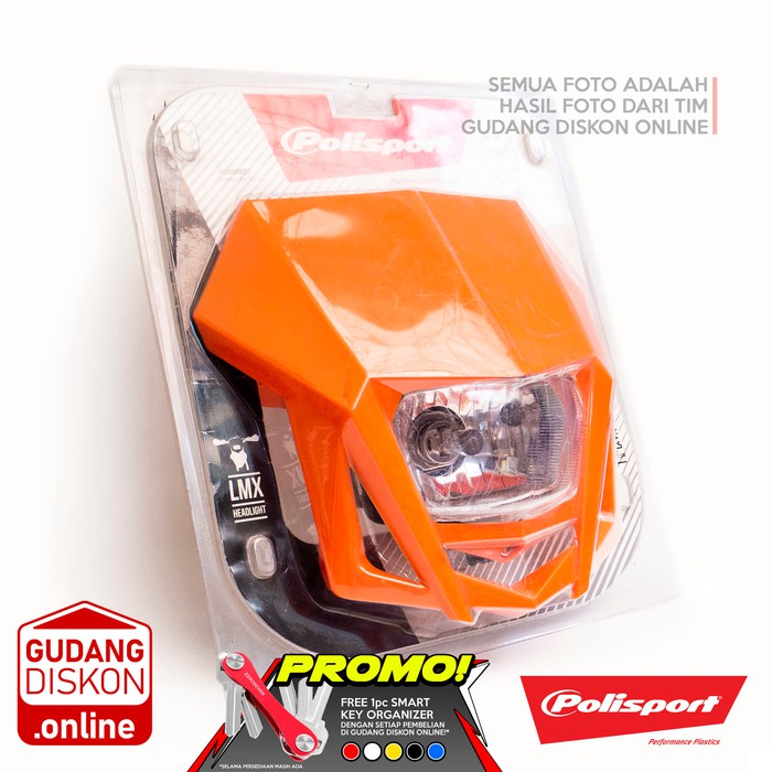 POLISPORT LMX Batok Lampu Variasi Universal Motor Modifikasi KLX CRF