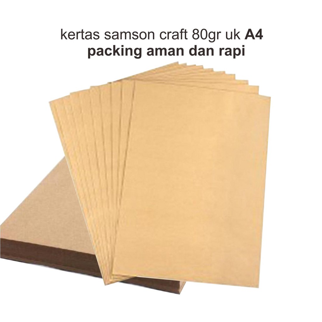

READY STOCK KERTAS SAMSON 80gr ukuran A4 packing rapi dan aman Harga Murah