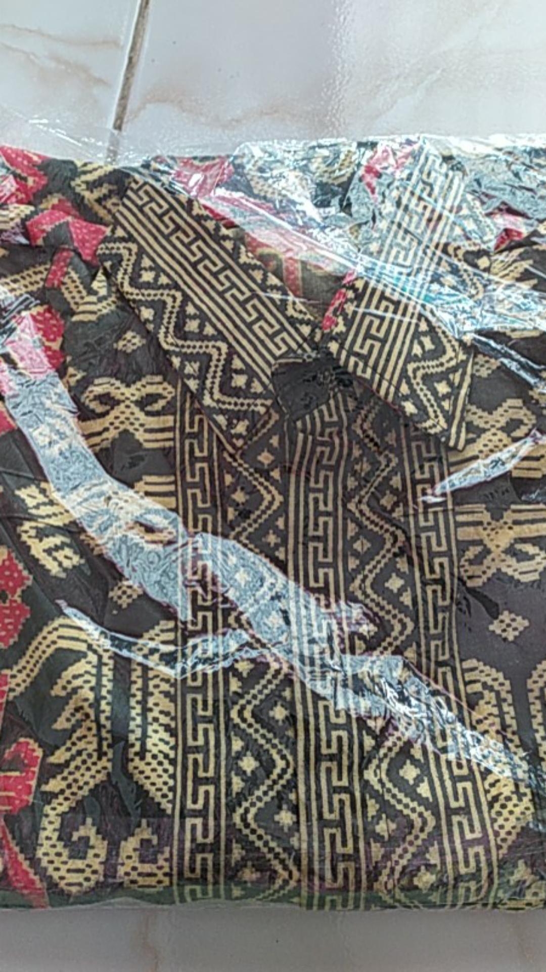 Size M L Xl Xxl New Kemejapria Lengan Pendek 848vo Pilot Pangkat 4029ys Batik Pria Turambi