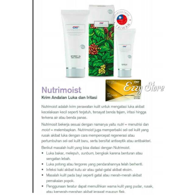 CNI Nutrimoist 50 gram (Import Taiwan)