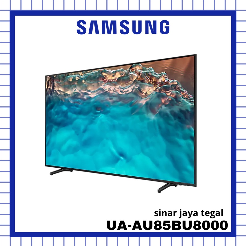 TV LED SAMSUNG 85INCH UA-AU85BU8000 SMART TV CRYSTAL UHD 4K HDR 85BU8000