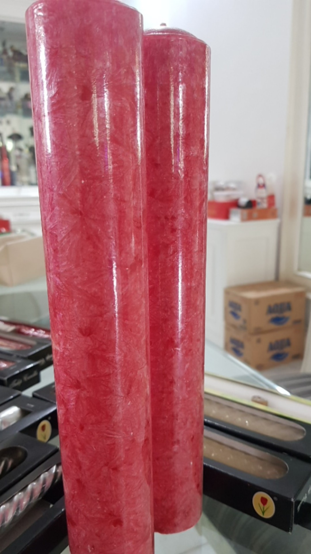 Lilin Pilar Warna ( Uk. 30 X 5cm ) - Lilin Pilar Rohani - Lilin Besar