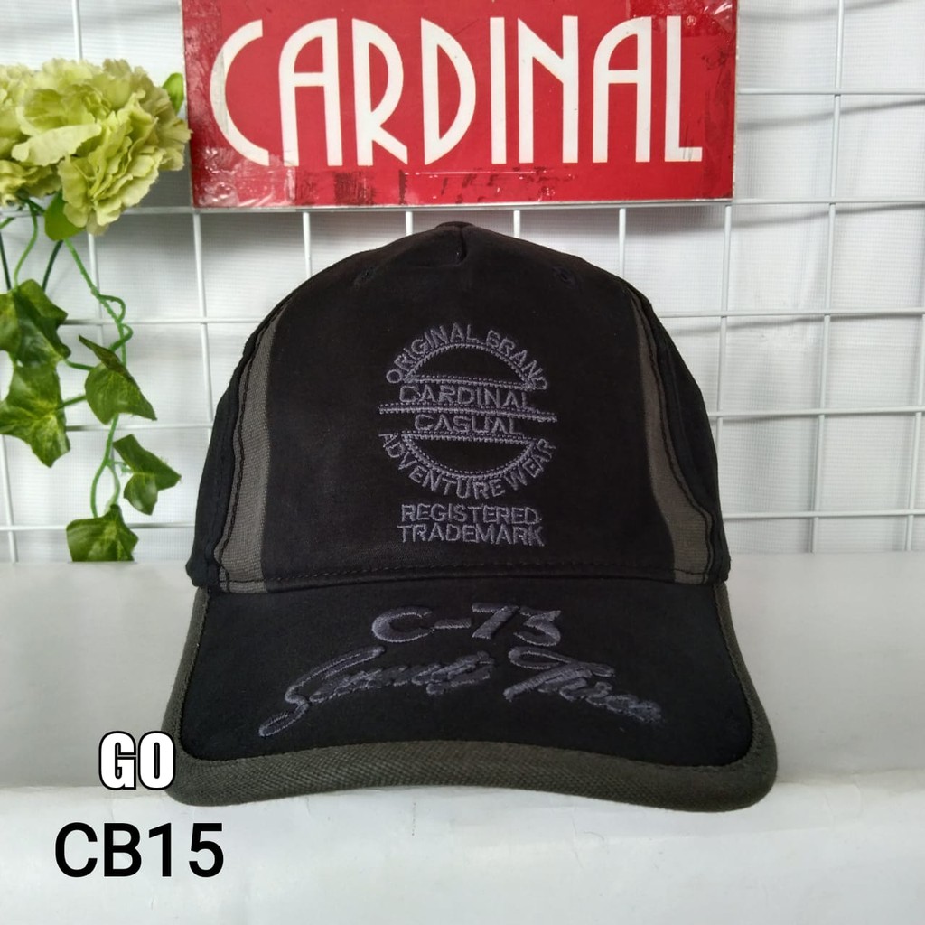 gof CB CARDINAL TOPI CASUAL 100 % Original Topi Cowok Baseball Keren