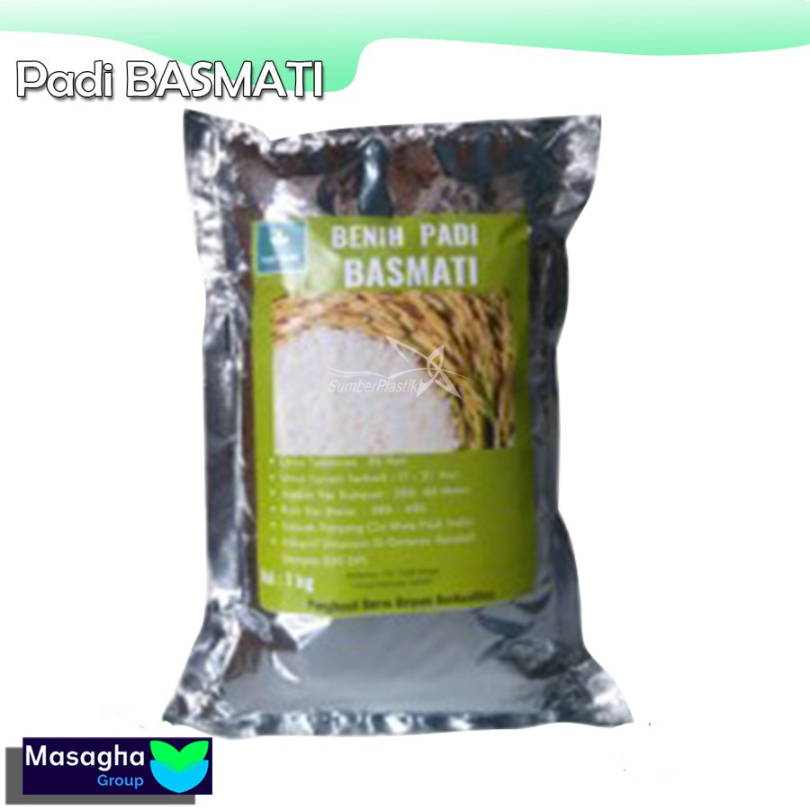 Benih Bibit Padi Unggul Beras BASMATI Beras India