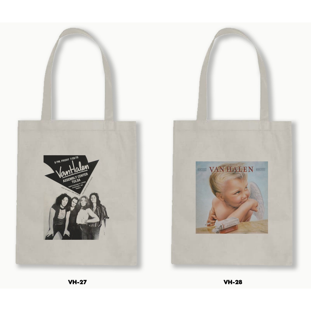 TOTE BAG BLACU - VAN HALEN 02