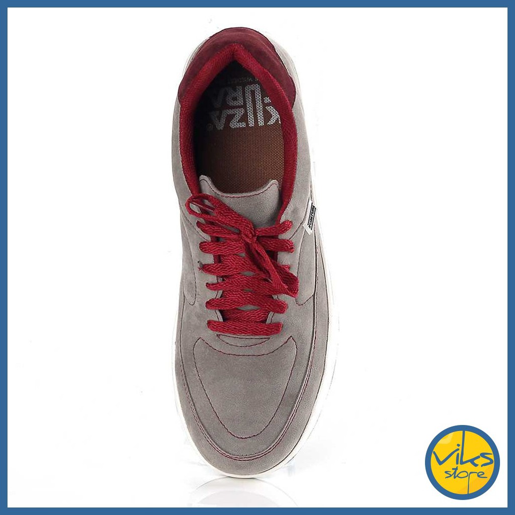 Sepatu Sneakers Pria Cowok Tali Style Casual Distro Kuzatura Original Suede Lokal Premium Elegan