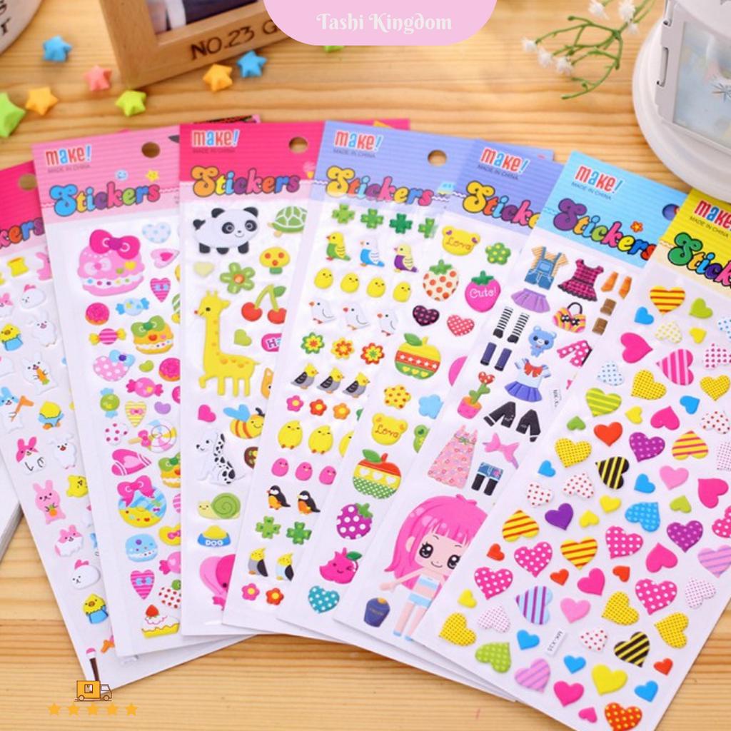 

STIKER UNIK, STIKER ANAK-ANAK, BUKU TEMPEL STIKER 3D STIKER TEMPEL LUCU KARTUN STIKER PVC
