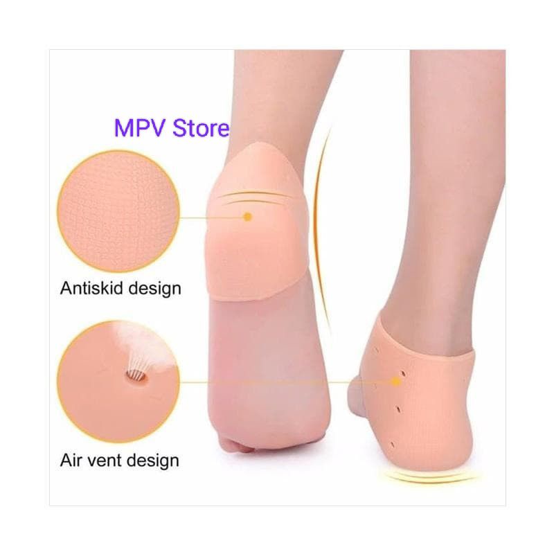 Pelindung Tumit Kaki Silikon Lembut Heel Pad (1Pasang)