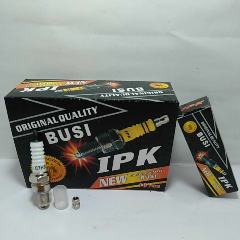 BUSI MERK IPK C7HSA,UNTUK MOTOR MIO,SUPRA,GRAND,JUPITER,VEGA,SMASH DLL