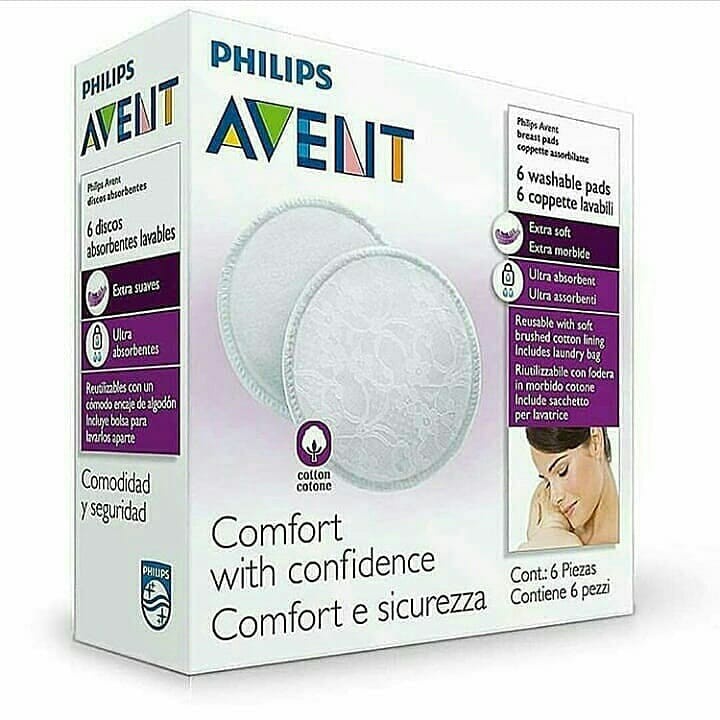 PHILIPS AVENT WASHABLE BREAST PAD