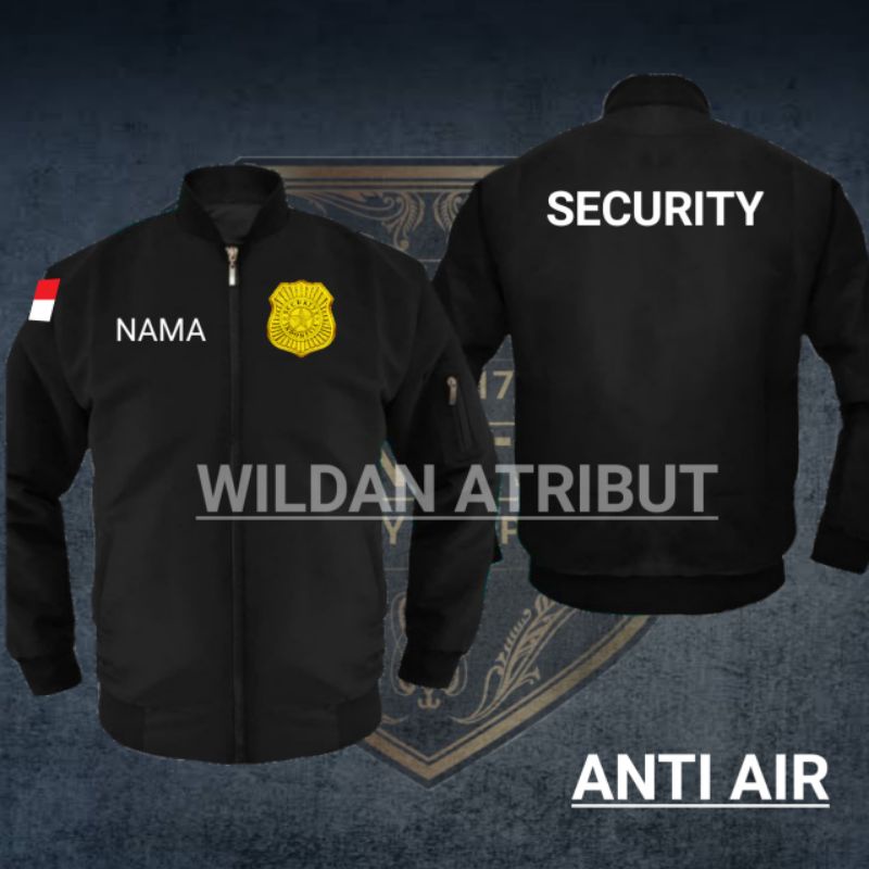 JAKET BOMBER SECURITY JAKET BOMBER SATPAM ORIGINAL Distro