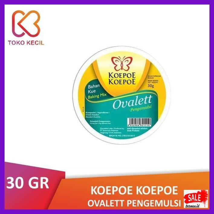 

DERPOWBAKING- BTL KOEPOE KOEPOE OVALETT PENGEMULSI 30 GR | KUPU KUPU -ASLIII.