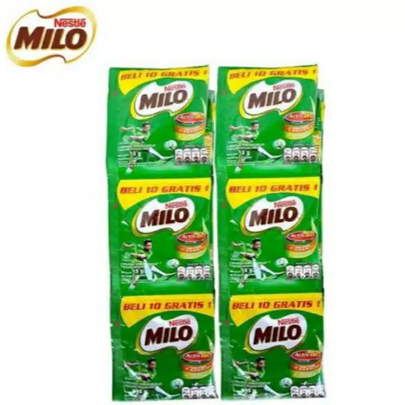 

Milo sachet coklat 1 renceng isi 10