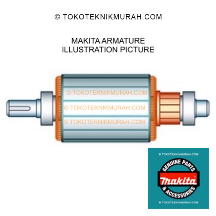 Makita Armature MT80B / Angker MT 80 B Asli Original