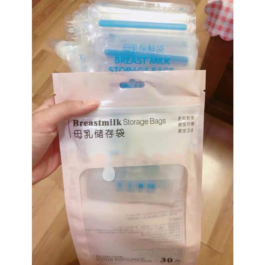 Kantong Asi Double Zip 200Ml Isi 30 Pcs / Plastik Asi Bpa Fre