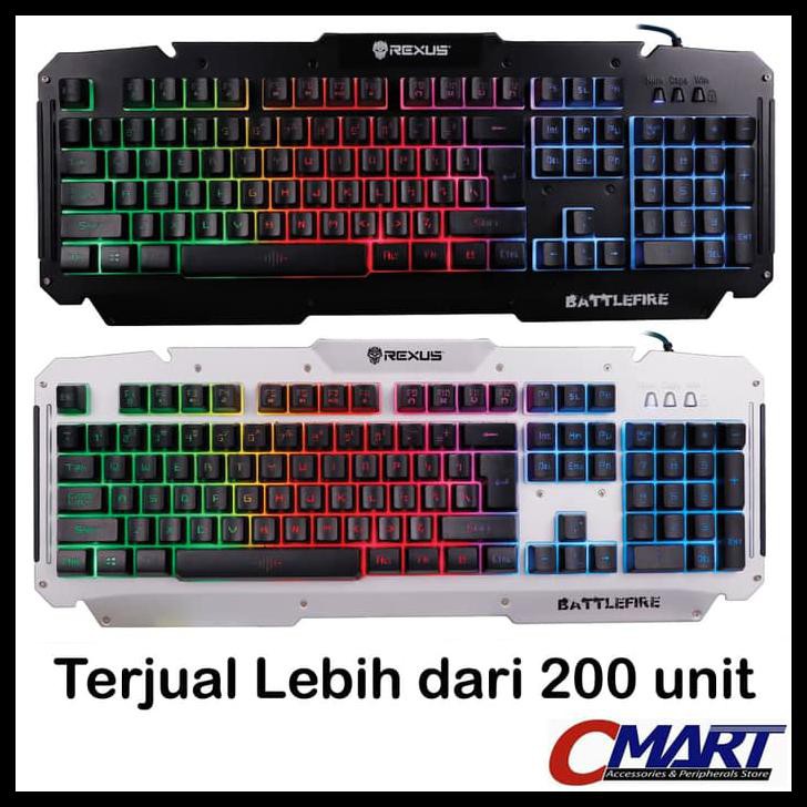 TERPERCAYA Rexus Keyboard Gaming K9D Semi Mechanical 19 Keys Anti Ghost - RX-K9D - Hitam