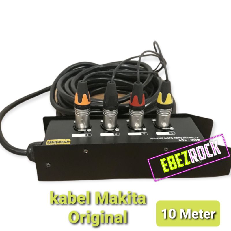 Kabel snake 4ch pakai box 10m kabel Makita original