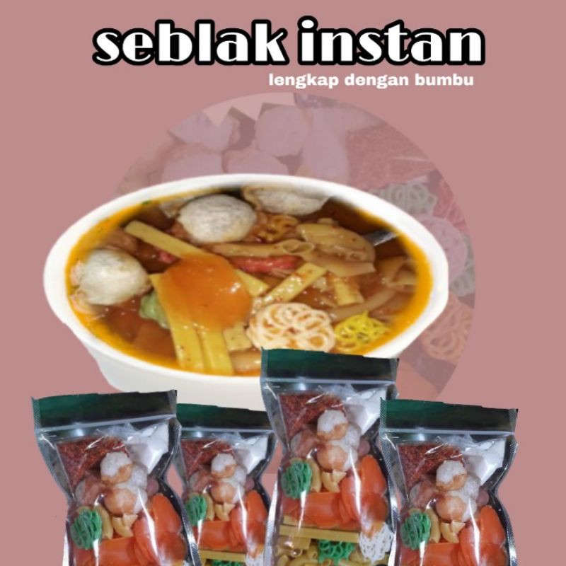 

Seblak instan (BISA COD)/ Super Pedas /Makanan khas jawa b