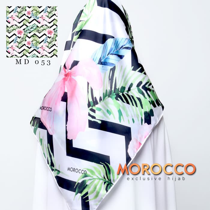 Jual MAXMARA SQUARE JILBAB SEGIEMPAT 115x115cm TERBARU MD053 MOROCCO HIJAB Berkualitas