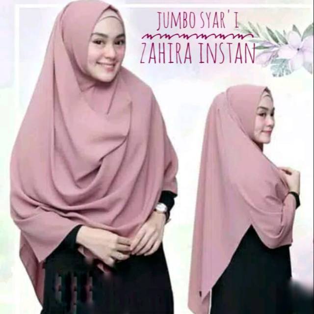 PASHMINA INSTAN SYARI / Pashmina Instan Jumbo / Pashmina Instan Syari / Zahira jumbo
