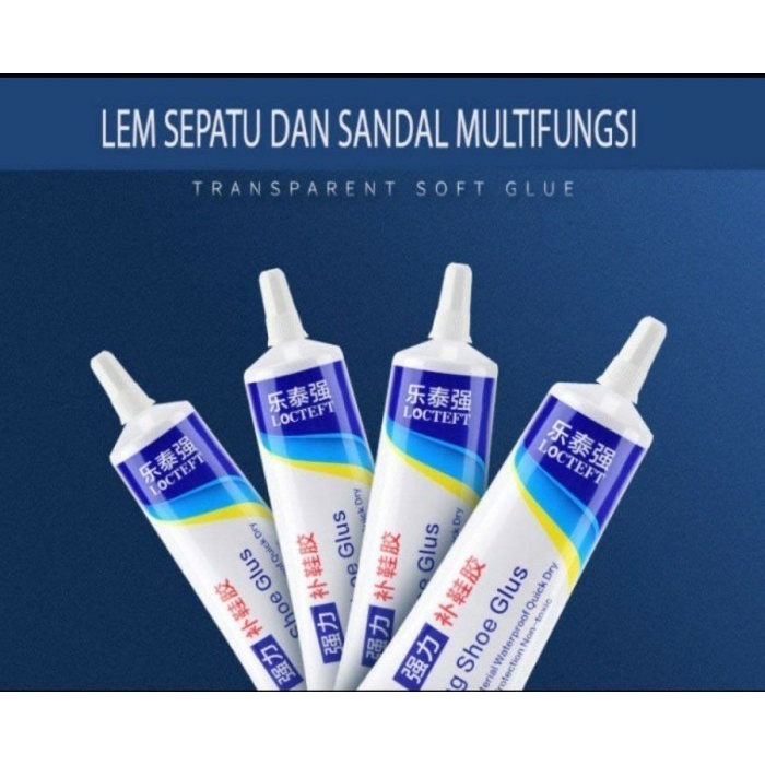 LOCTEFT menempel pada semua jenis sepatu ,sepatu kulit 60ml