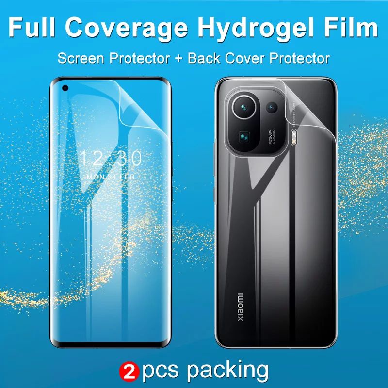 USAMS - HYDROGEL FILM HYBRID ANTI GORES XIAOMI REDMI K40 PRO PLUS GAMING K30 PRO ULTRA FULL SCREEN