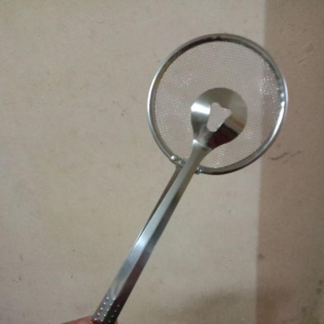 Jepitan Gorengan Dengan Tirisan Minyak Tebal 1mm- Bahan Stainless