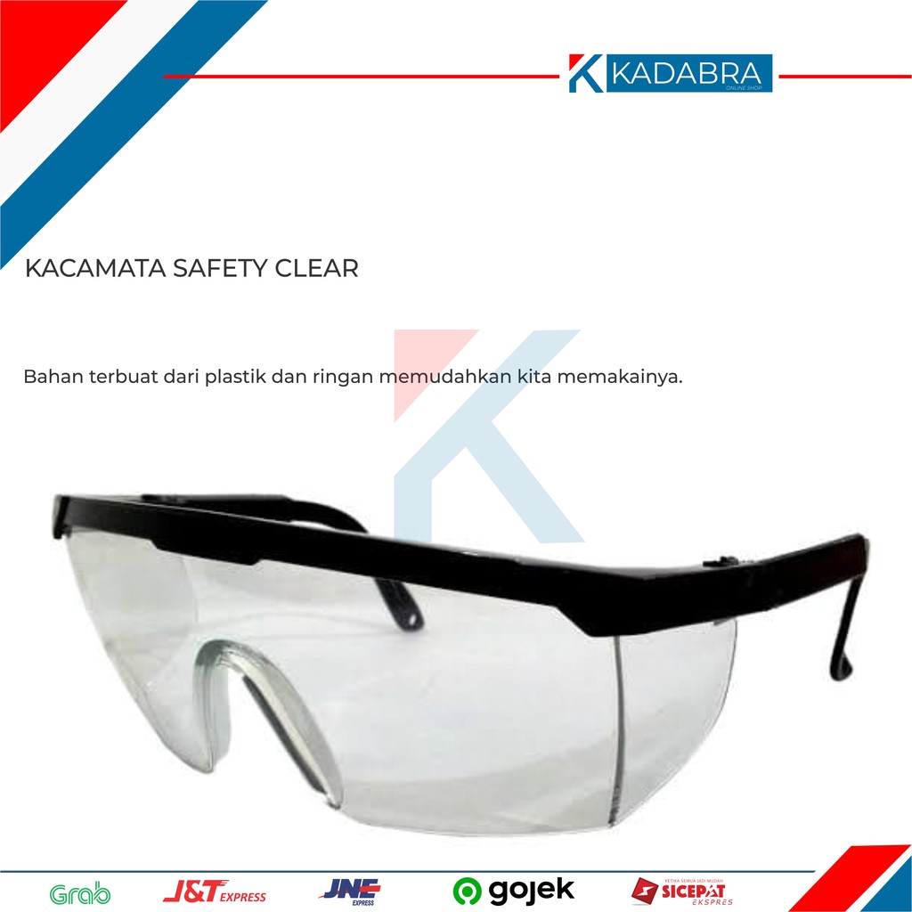 Kaca Mata Safety Clear