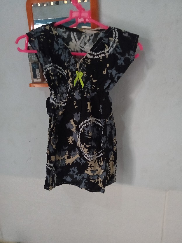 Dress Batik Anak Perempuan Semi A Murah Meriah Adem