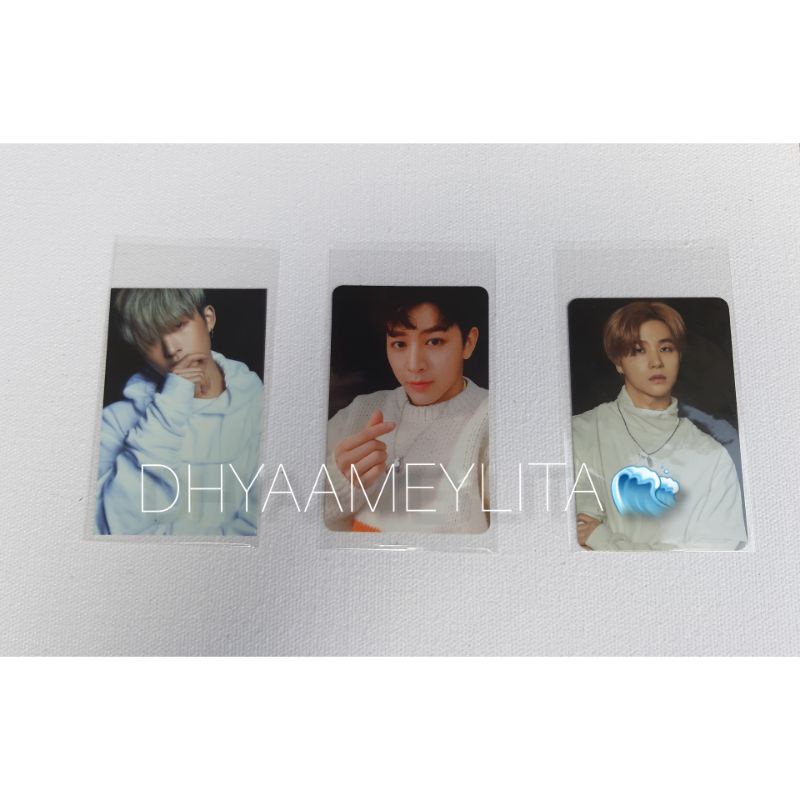 PHOTOCARD (PC) iKON ALBUM NEW KIDS  // HANBIN (BI) , YUNHYEONG (SONG) , JINHWAN (JAY)